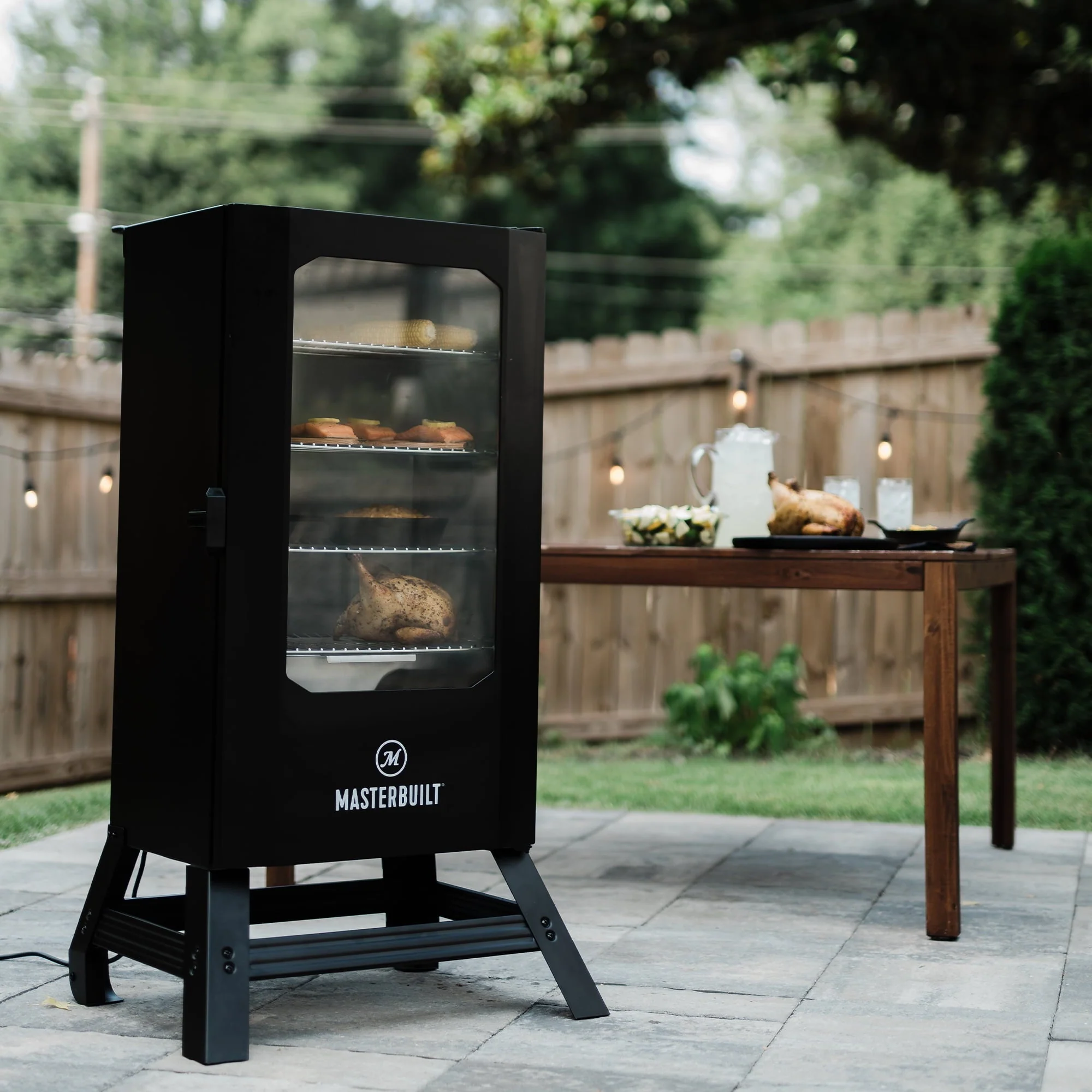 Masterbuilt 30-inch Digital Electric Smoker with Window and Legs