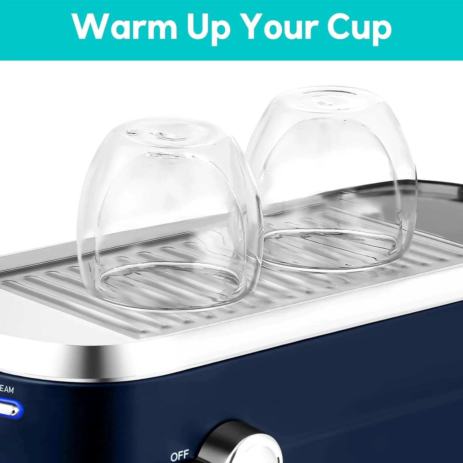 CASABREWS CM5418 20-Bar Espresso Machine and Coffee Maker, Silver