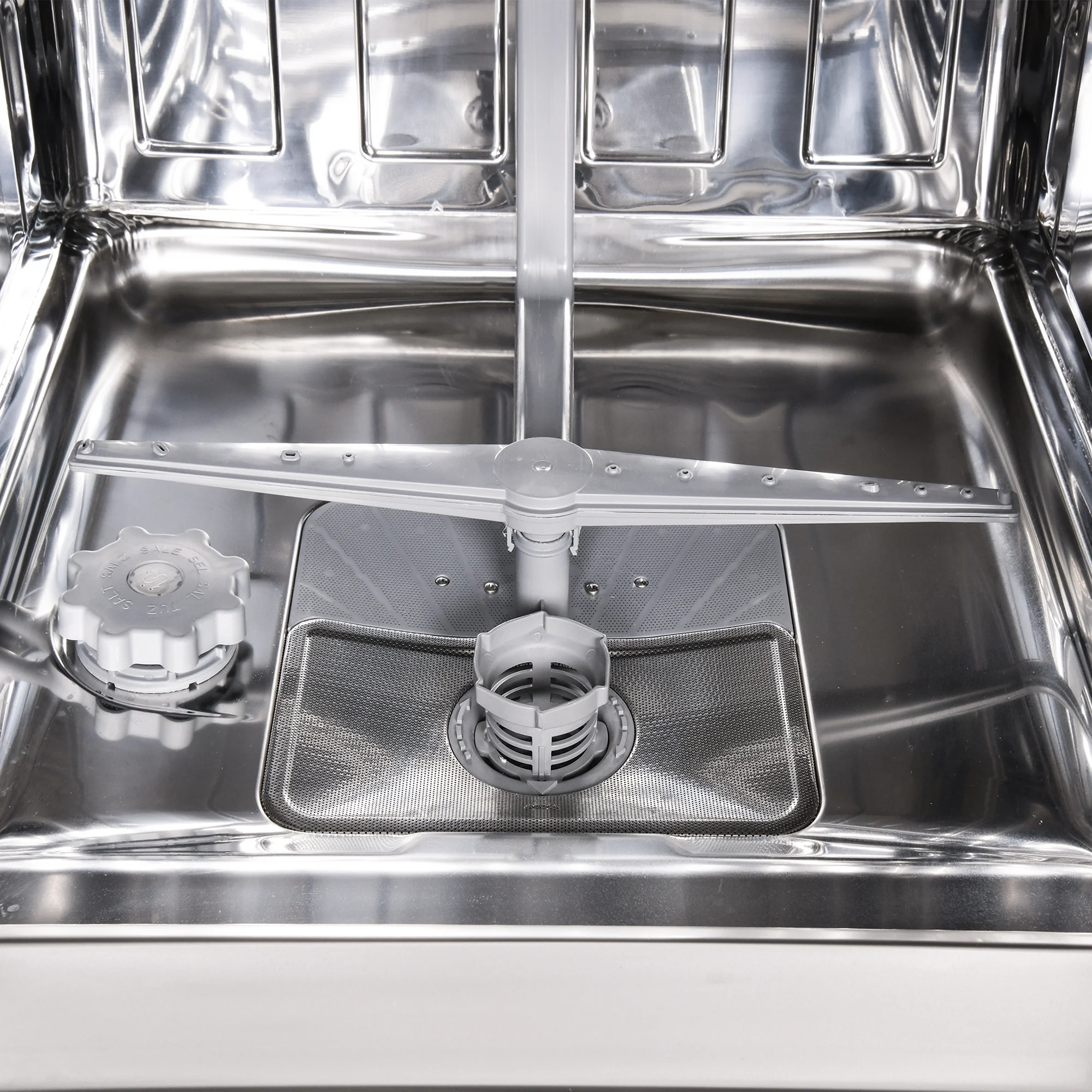 Magic Chef 24 in. White Front Control Built-in Stainless Steel Tall Tub Dishwasher in White