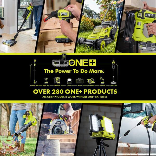 ONE+ 18V Cordless 5-Tool Combo Kit with One 4.0 Ah Battery, One 1.5 Ah Battery, 18V Charger, and Bag