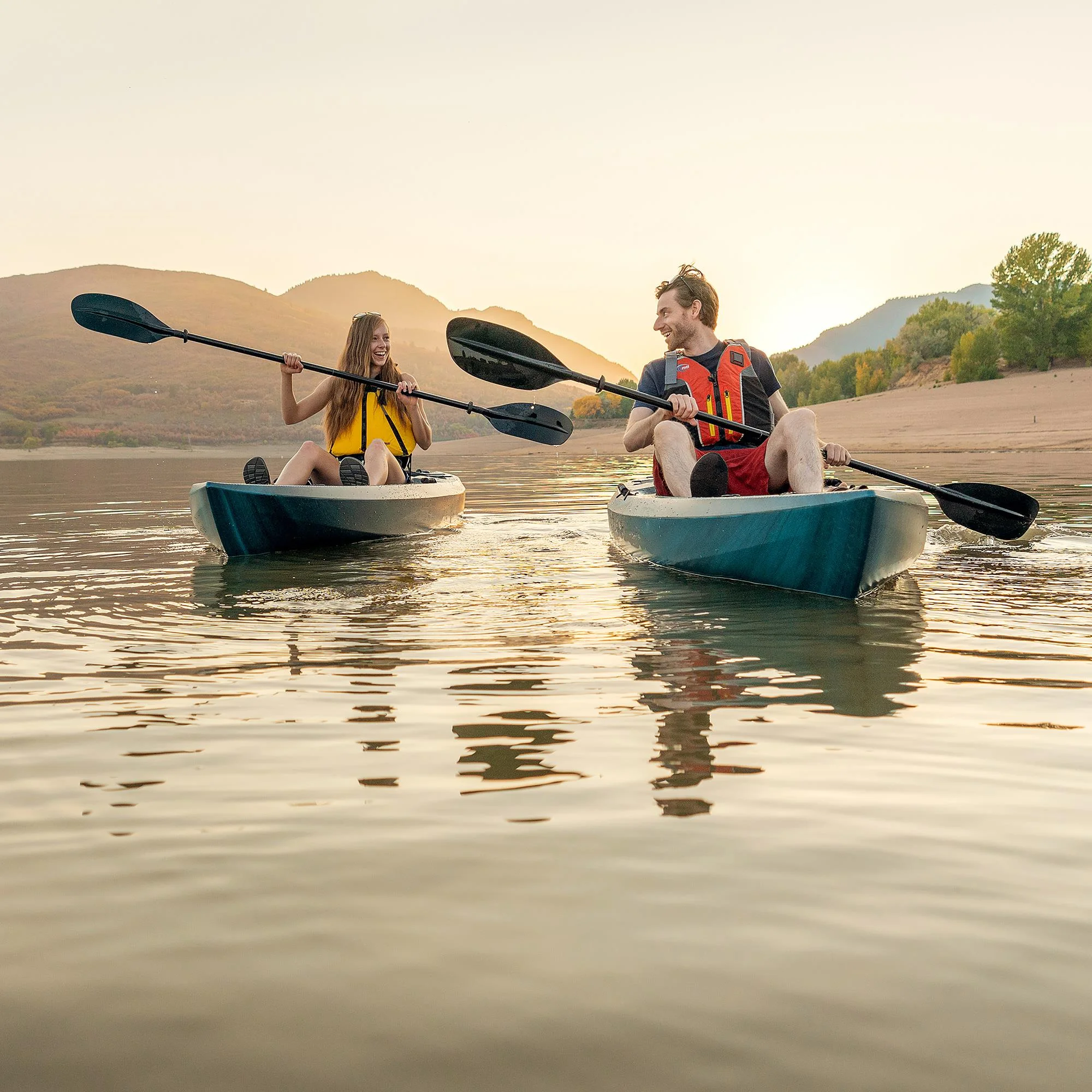 Lifetime 10.25 Ft. Kenai Sit-on-Top Kayak 2-Pack, Lightning Fusion (91210)